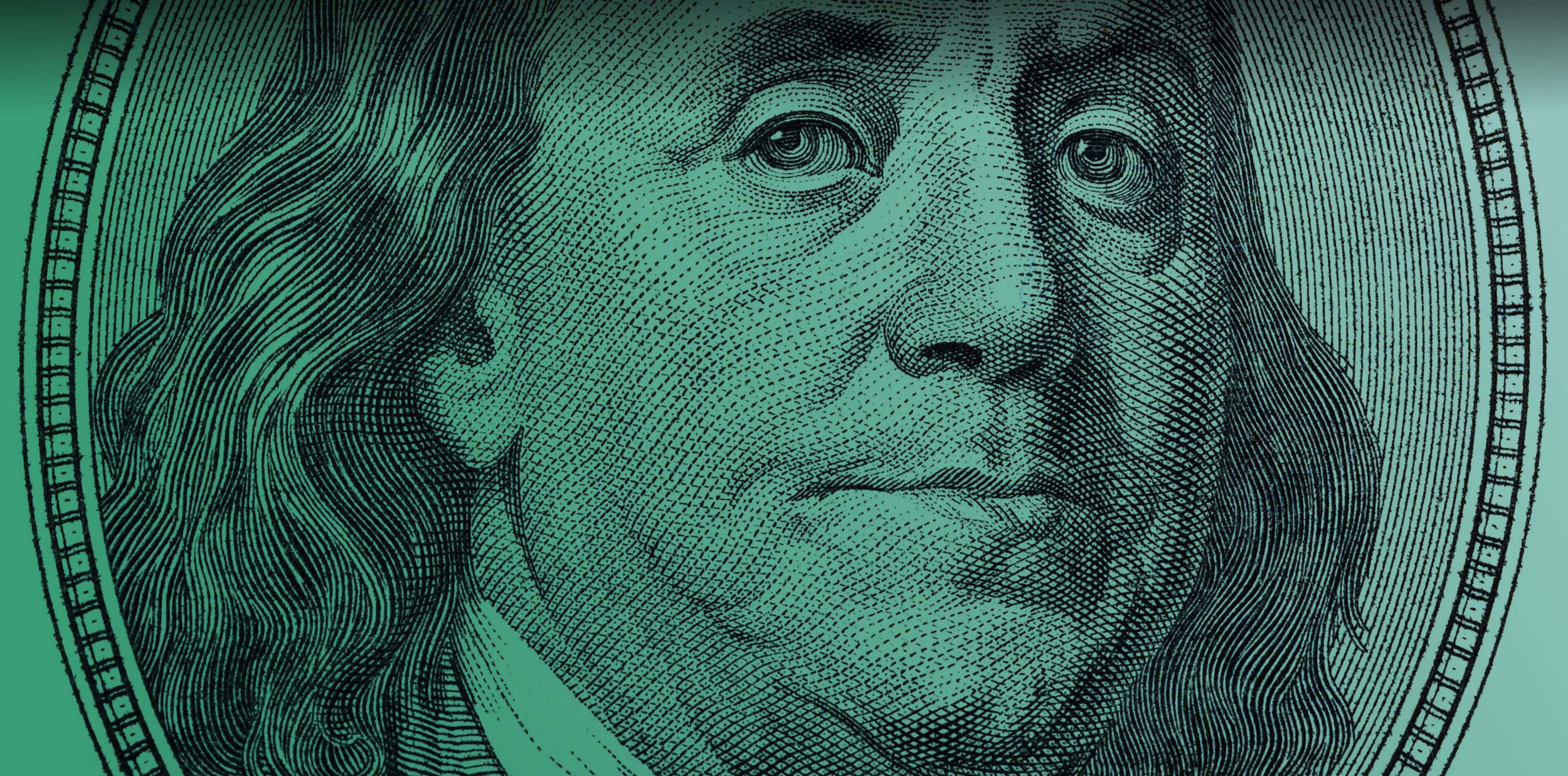 Benjamin Franklin 100 dollar bill