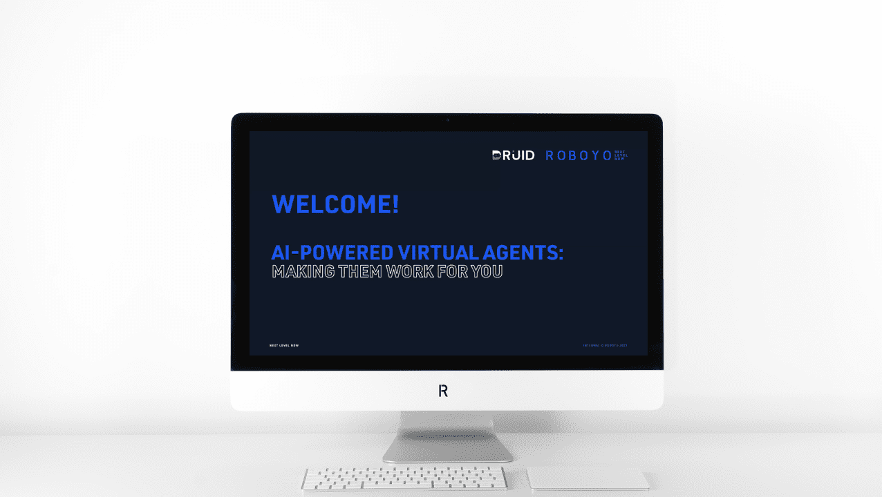 AI Powered Virtual Agent Webinar On-Demand Title Page